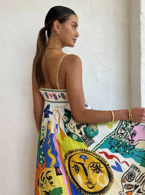 Avalon Bay™ Graffiti Print Dress