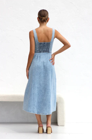 Florence™ Light Blue Denim Dress