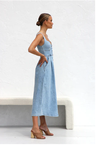 Florence™ Light Blue Denim Dress