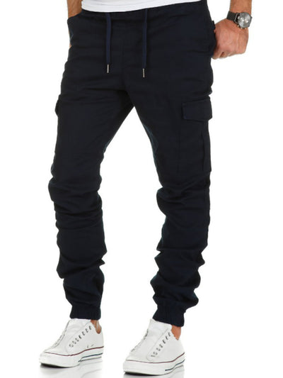 Cargo Pocket Drawstring Trousers