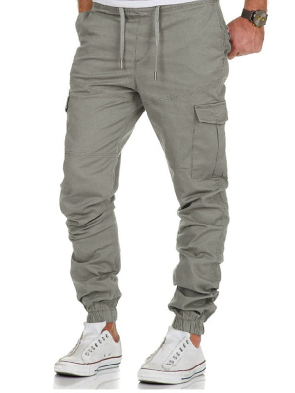 Cargo Pocket Drawstring Trousers