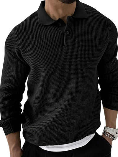 Slim Fit Lapel Sweater