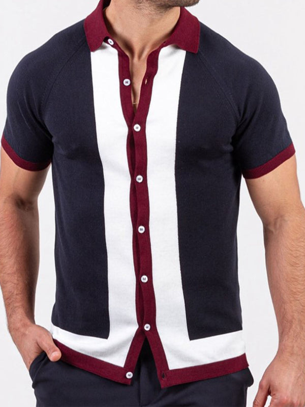 Paneled Short Sleeve Shirt