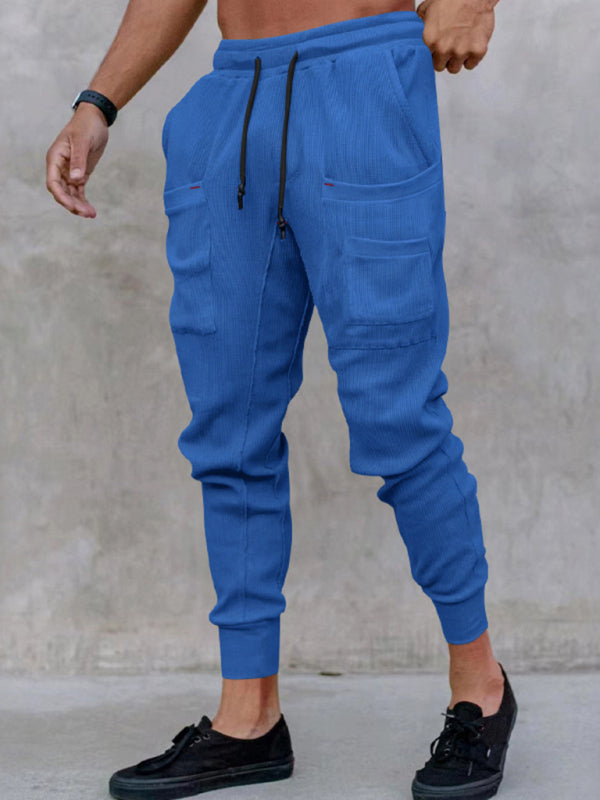 Loose-Fit Multi-Pocket Sports Pants