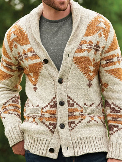 Pattern Knit Cardigan