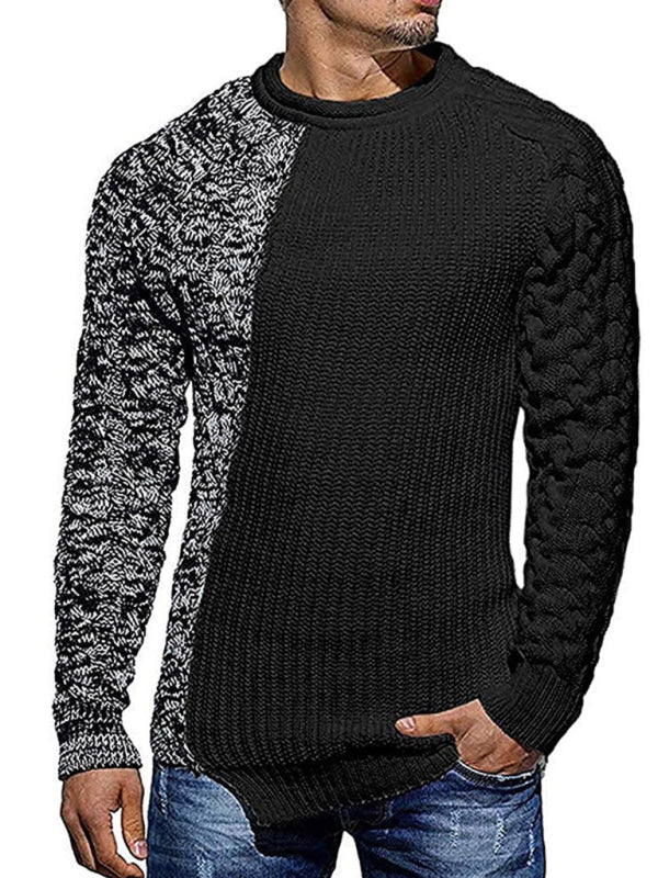 Slim Fit Round Neck Knitted Sweater