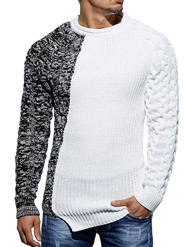 Slim Fit Round Neck Knitted Sweater