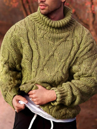 Twist Turtleneck Sweater