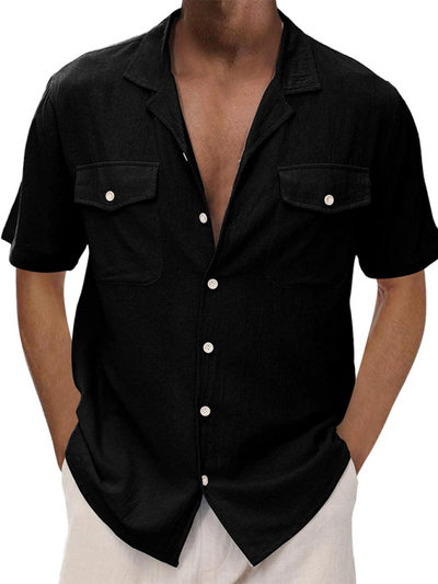 Short Sleeve Cotton Shirt