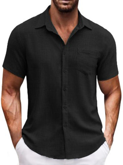 Essential Lapel Pocket Shirt