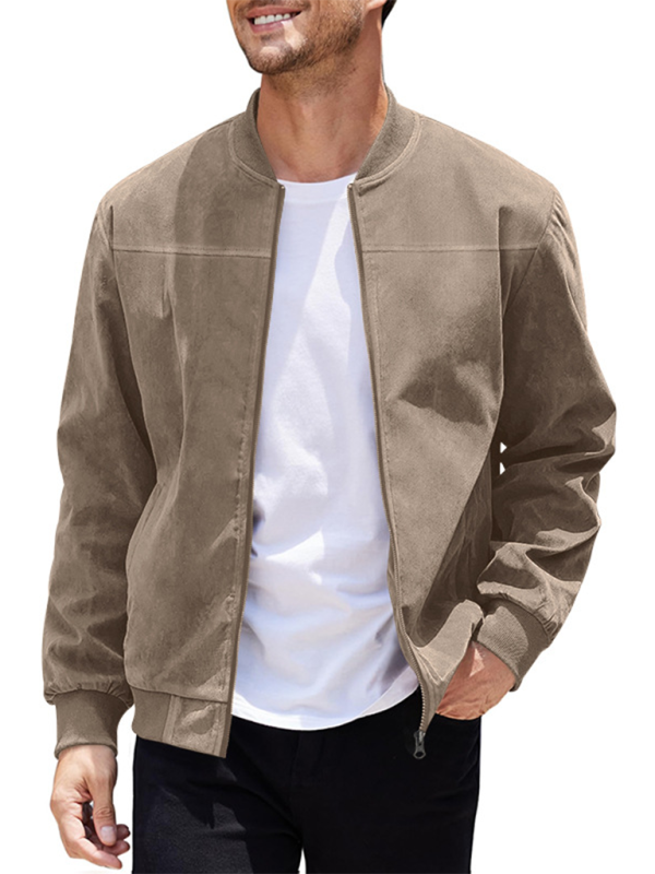 Retro Suede Zipper Jacket