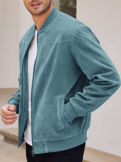 Retro Suede Zipper Jacket