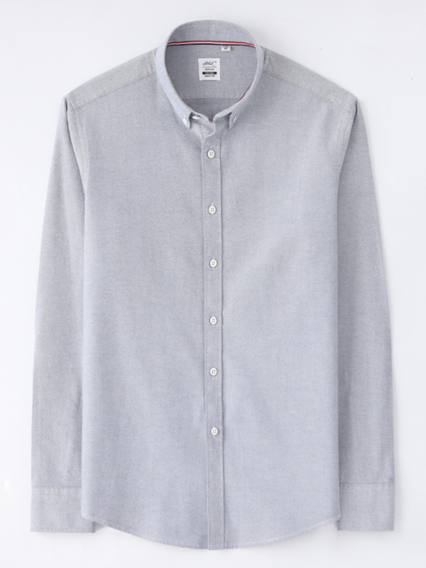 Brushed Oxford Long Sleeve Shirt