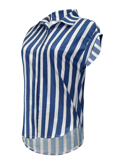 Marbella™ Striped Button-Up Shirt