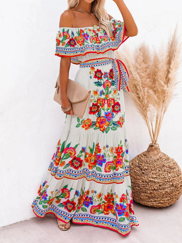 Señorita™ One-Shoulder Swing Dress