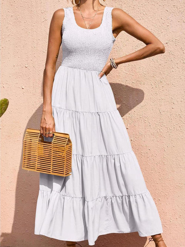 Delilah Pleated Swing Dress