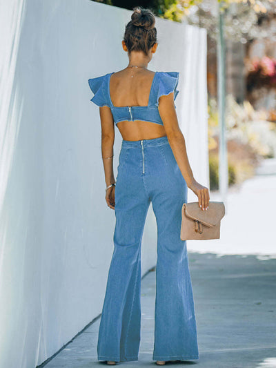 Adelaide™ Ruffle Flare Jumpsuit