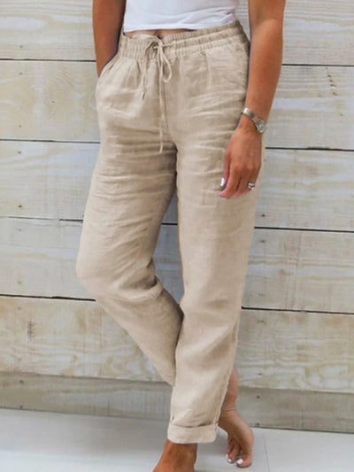 Amelia Bay™ Elastic Waist Wide Leg Pants