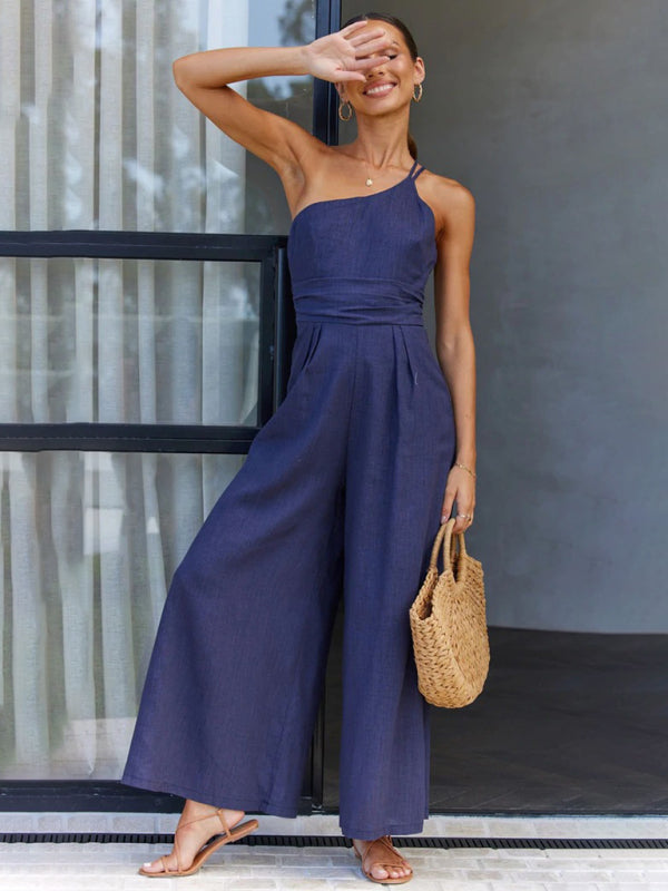 Capri Wide-Leg Jumpsuit - Talior & Row