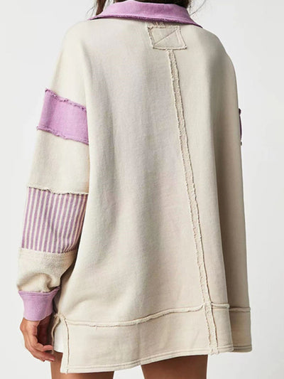 Clare™ Patchwork Sweatshirt